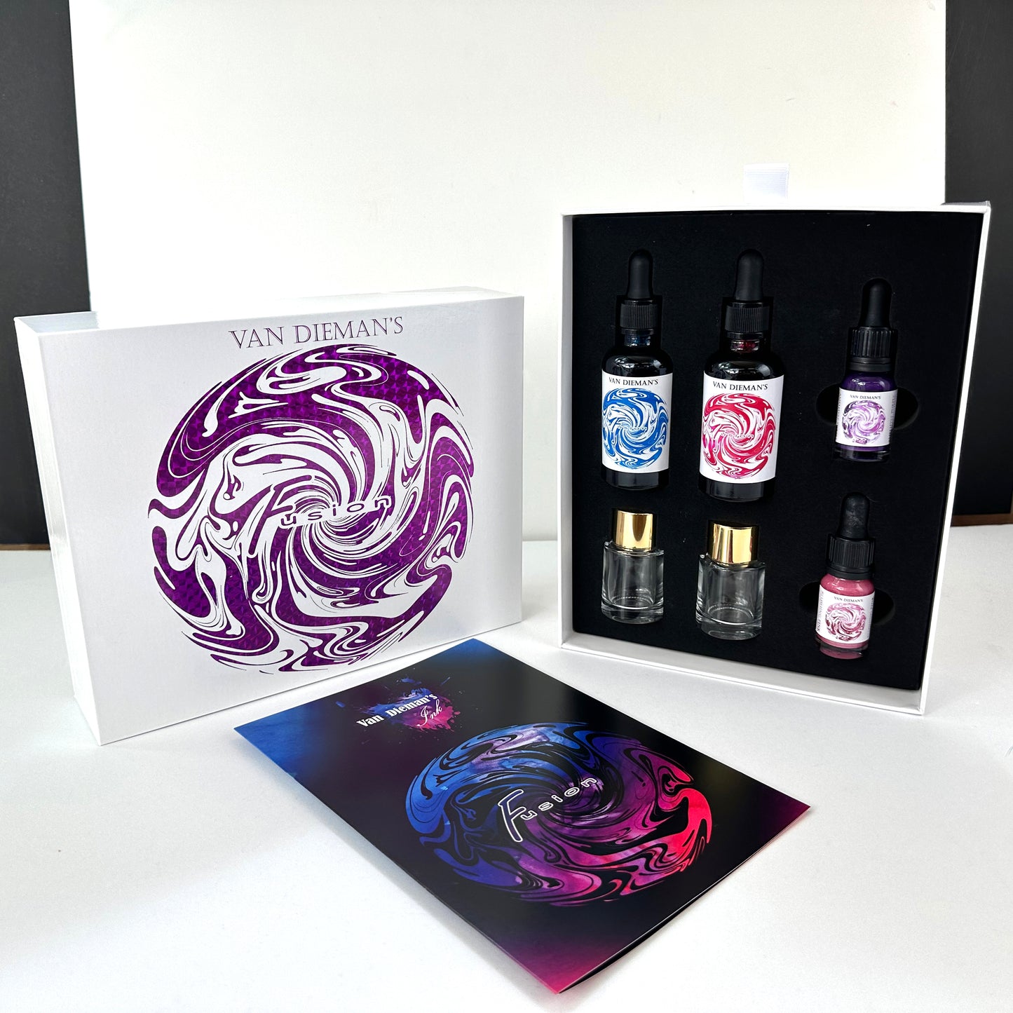 Van Dieman's Fusion - Fountain Pen Ink Mixing Kit - The Purple Pack