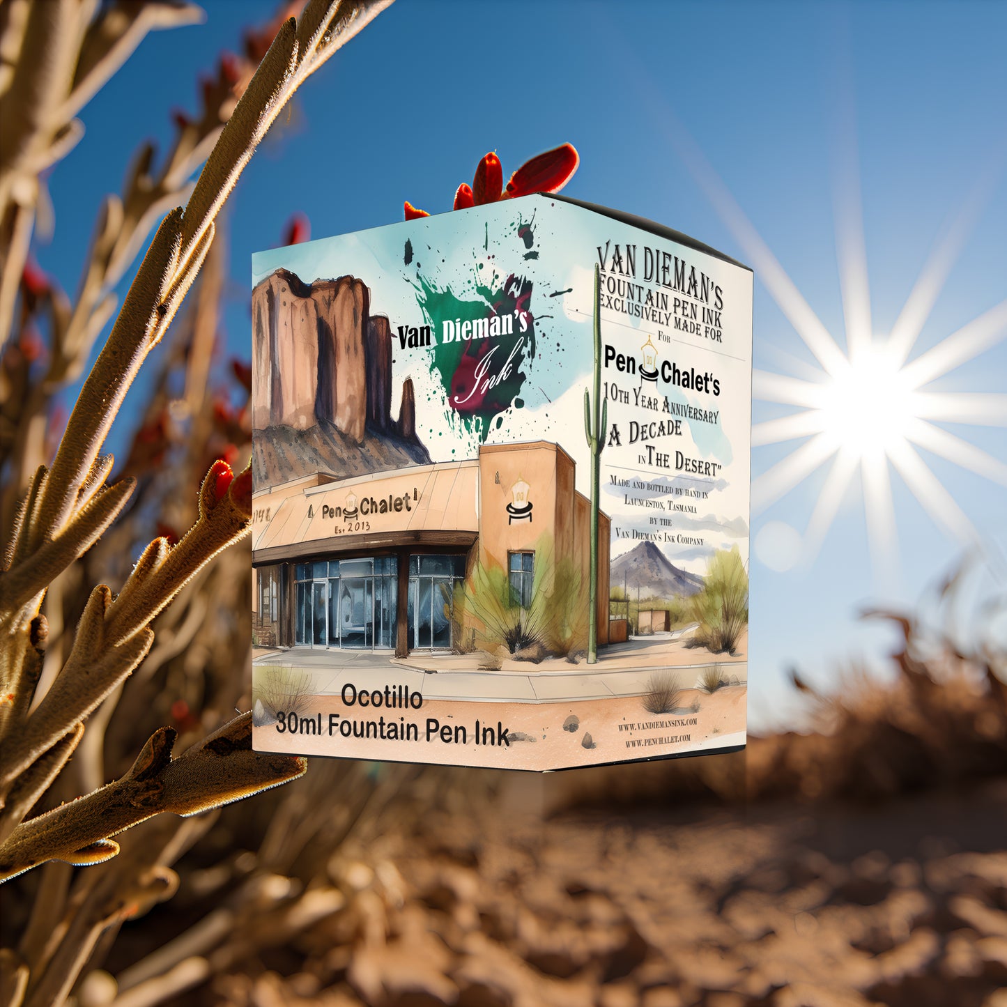 A Decade in the Desert - Ocotillo Fountain Pen Ink