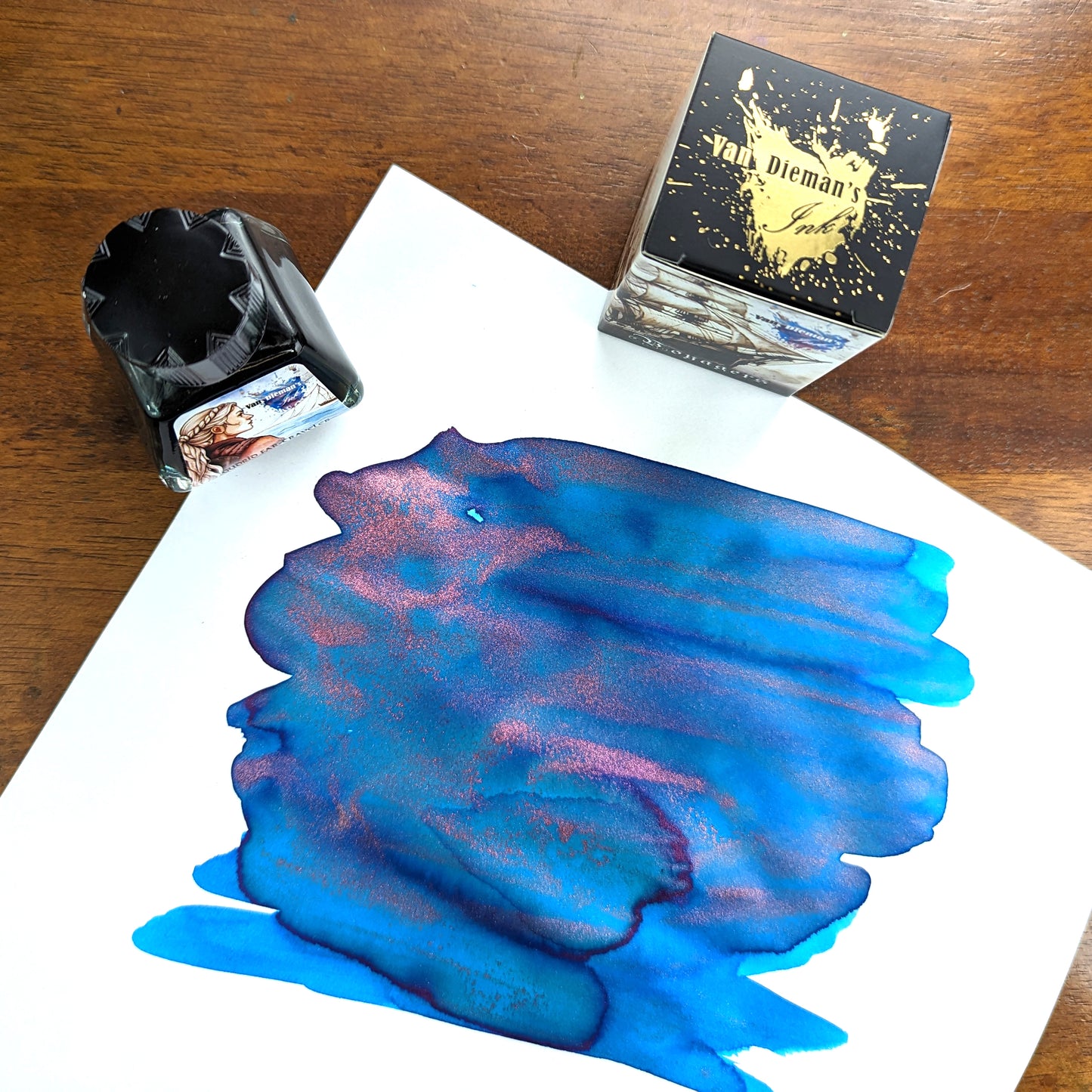 Van Dieman's Voyagers - Gudrid Far Traveler - Shimmering Fountain Pen Ink