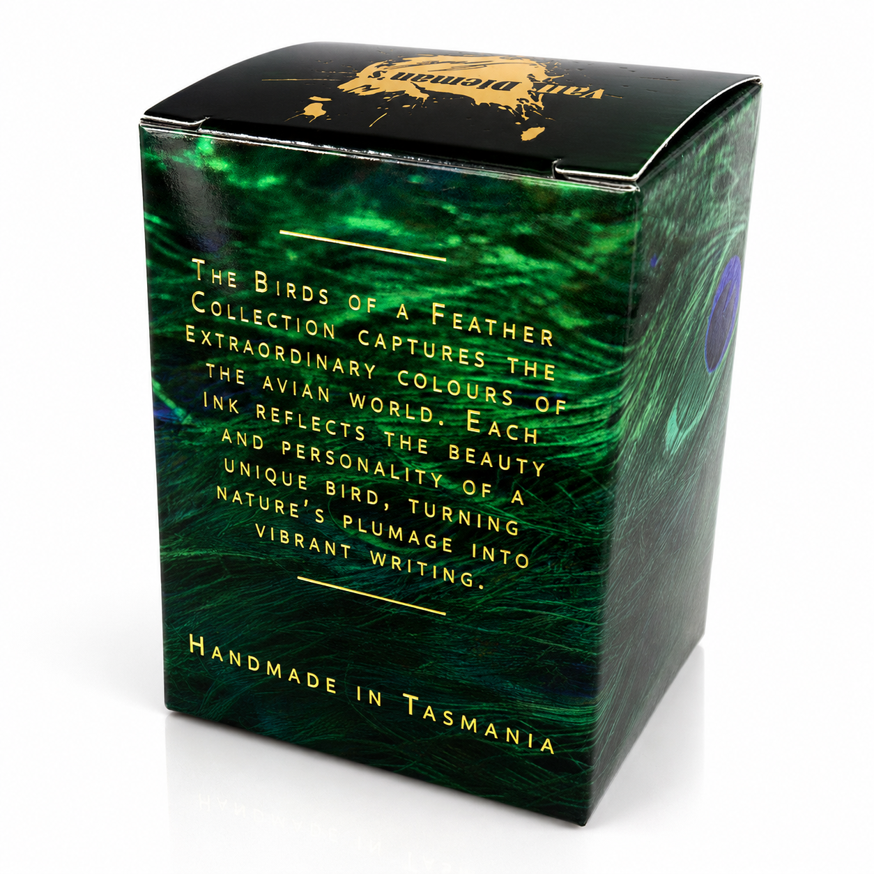 Van Dieman's Birds of a Feather - Elegant Peacock Neck - 40ml Fountain Pen Ink