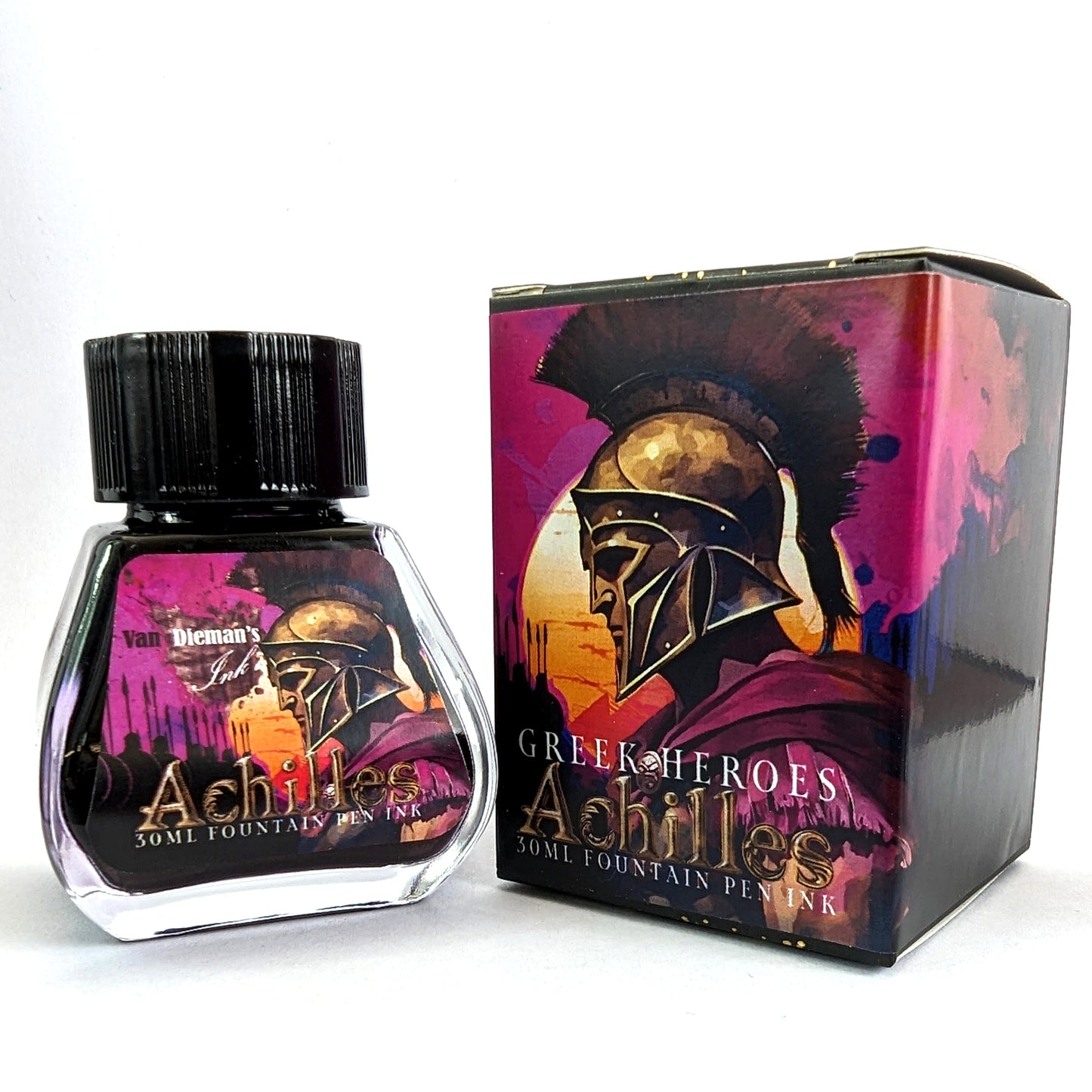 Van Dieman's Greek Heroes - Achilles Shimmering Fountain Pen Ink