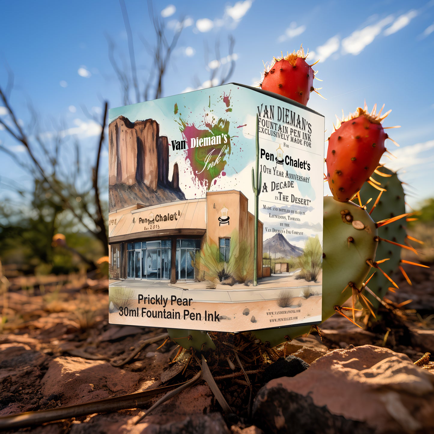 A Decade in the Desert - Prickly Pear Fountain Pen Ink