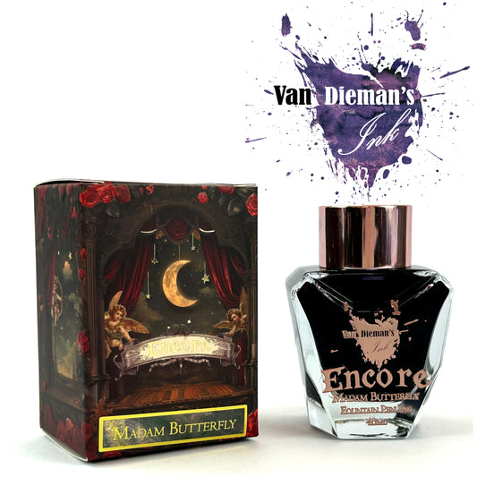 Van Dieman's Encore - Madam Butterfly 40ml Shimmering Fountain Pen Ink