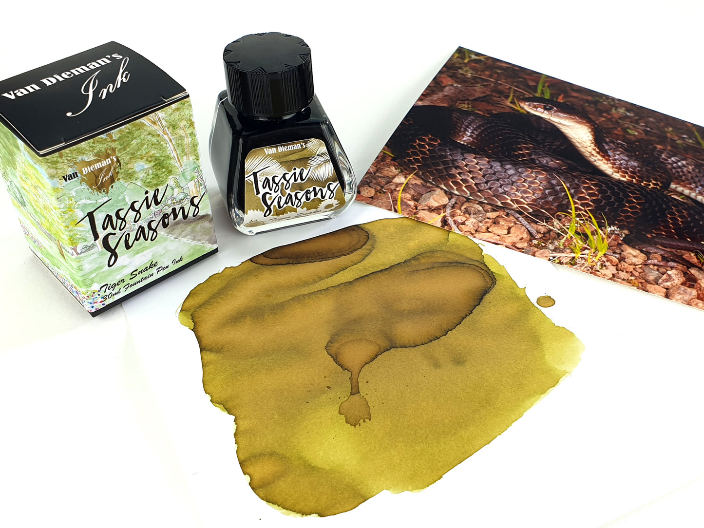 Van Dieman's Tassie Seasons (Summer) Tiger Snake - 40ml Fountain Pen Ink