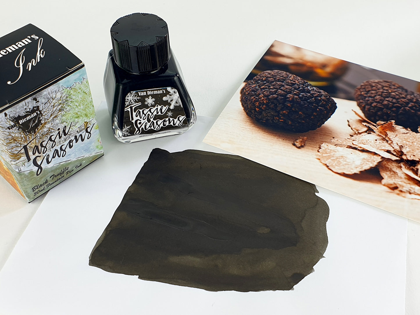 Van Dieman's Tassie Seasons (Winter) Black Truffle - 40ml Fountain Pen Ink