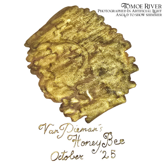 Van Dieman's 2025 October - Honey Bee - 100ml Shimmering Fountain Pen Ink