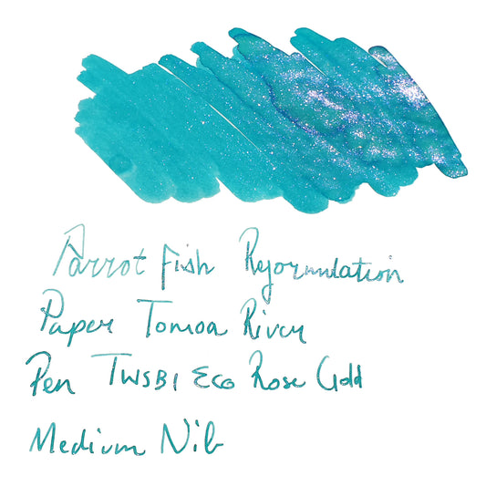 Van Dieman's Underwater - Parrot Fish - 40ml Shimmering Fountain Pen Ink