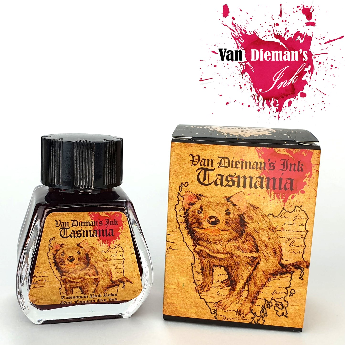 Van Dieman's Tasmania - Tasmanian Pink Robin - Fountain Pen Ink