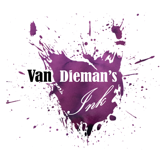 Van Dieman's Wilderness - Black-Tongue Spider Orchid - Fountain Pen Ink