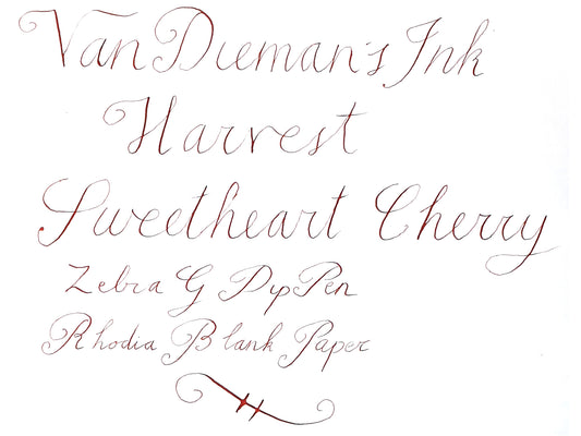 Sweetheart Cherry Writing Sample