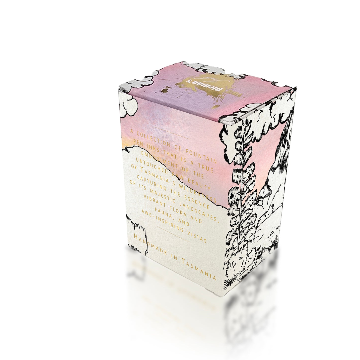 Van Dieman's Wilderness - Azure Kingfisher - 40ml Shimmering Fountain Pen Ink