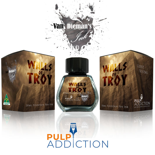 Lost Vistas - Walls of Troy Fountain Pen Ink