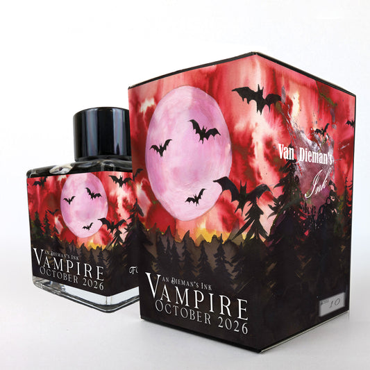 Van Dieman's 2026 - Vampire - 100ml Shimmering Fountain Pen Ink