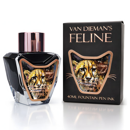 Van Dieman's Feline - Cheetah Chase - 40ml Shimmering Fountain Pen Ink