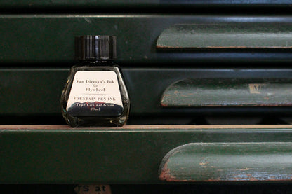 Van Dieman's Flywheel - Type Cabinet Green Fountain Pen Ink