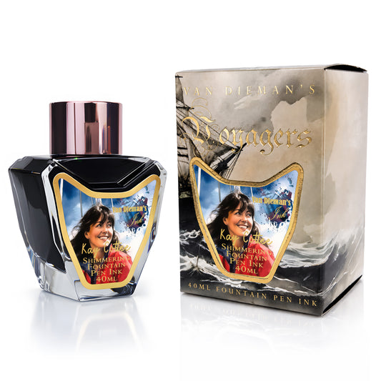 Van Dieman's Voyagers - Kay Cottee - 40ml Shimmering Fountain Pen Ink