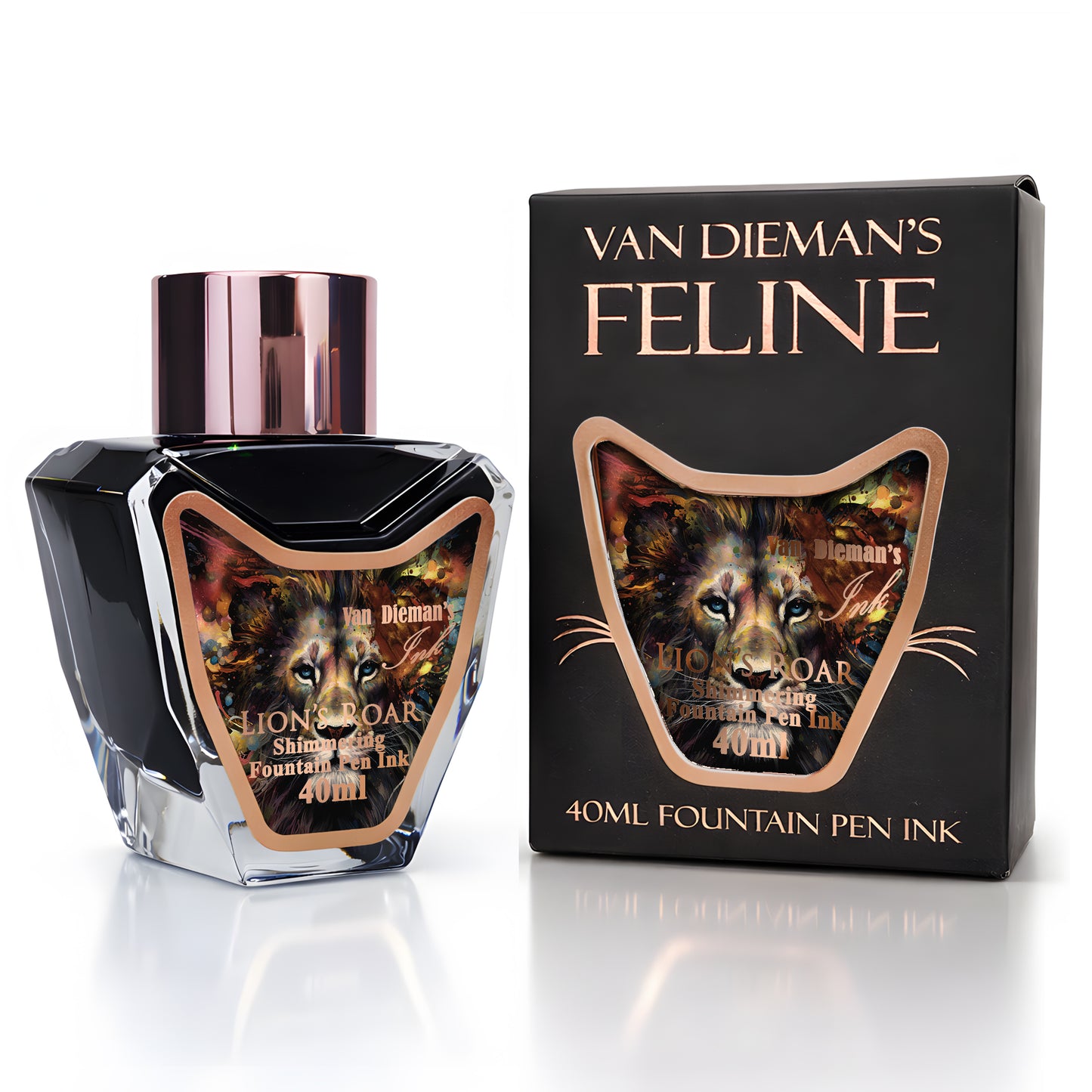 Van Dieman's Feline - Lion's Roar - 40ml Shimmering Fountain Pen Ink