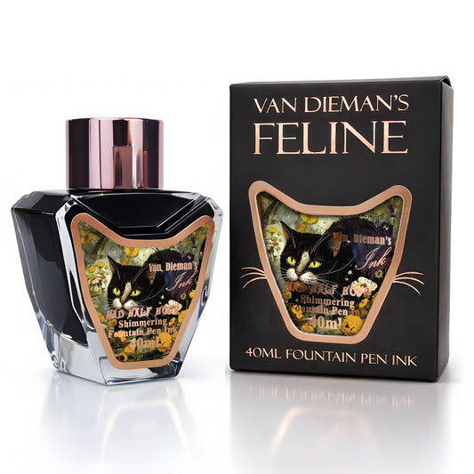 Van Dieman's Feline - Mad Half Hour - 40ml Shimmering Fountain Pen Ink