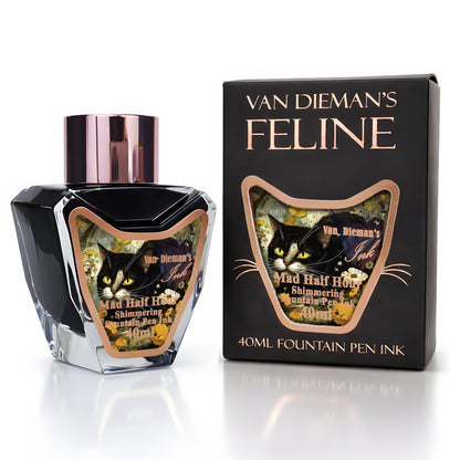 Van Dieman's Feline - Mad Half Hour - 40ml Shimmering Fountain Pen Ink
