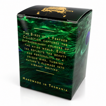 Van Dieman's Birds of a Feather - Elegant Peacock Neck - 40ml Fountain Pen Ink