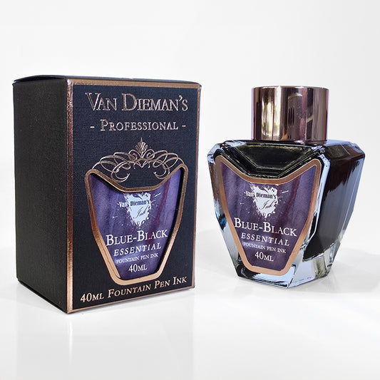 Van Dieman's Professional - Blue-Black Essential Fountain Pen Ink 40ml