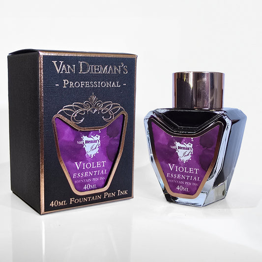 Van Dieman's Professional - Violet Essential Fountain Pen Ink 40ml