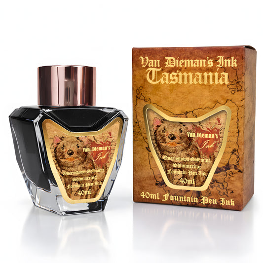 Van Dieman's Tasmania - Queenstown Gold Mine - 40ml Shimmering Fountain Pen Ink