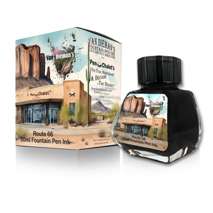 A Decade in the Desert - Route 66 Shimmering Fountain Pen Ink