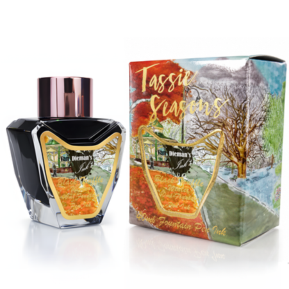 Van Dieman's Tassie Seasons (Winter) Black Truffle - 40ml Fountain Pen Ink