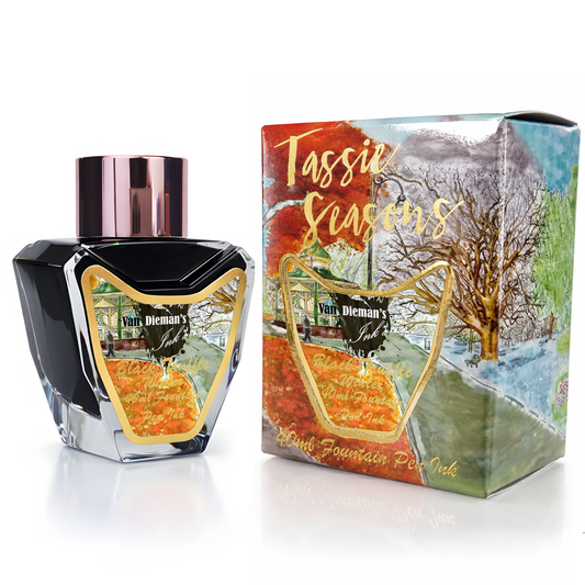 Van Dieman's Tassie Seasons (Winter) Black Truffle - 40ml Fountain Pen Ink