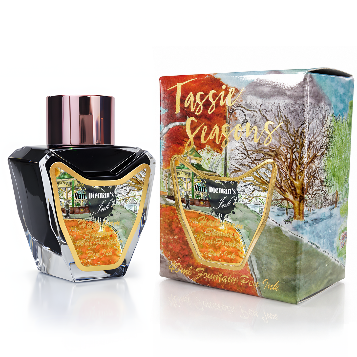 Van Dieman's Tassie Seasons (Summer) Hailstorm - 40ml Fountain Pen Ink