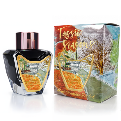 Van Dieman's Tassie Seasons (Winter) Morning Frost - 40ml Shimmering Fountain Pen Ink