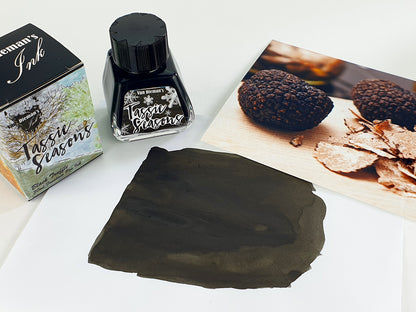 Van Dieman's Tassie Seasons (Winter) Black Truffle - 40ml Fountain Pen Ink