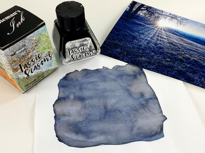 Van Dieman's Tassie Seasons (Winter) Morning Frost - 40ml Shimmering Fountain Pen Ink