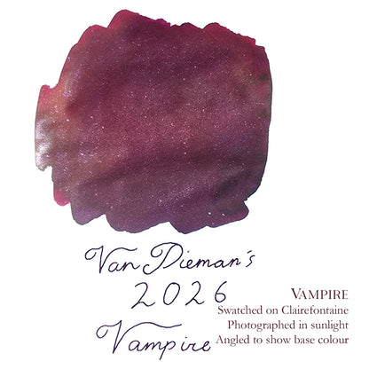 Van Dieman's 2026 - Vampire - 100ml Shimmering Fountain Pen Ink