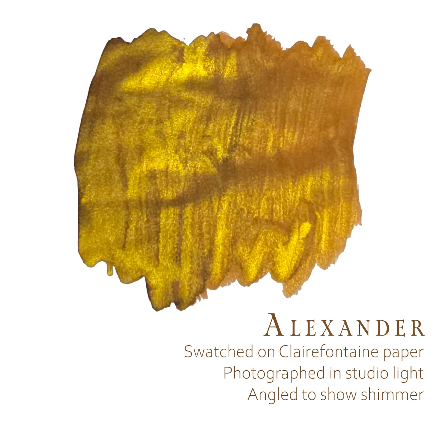 Van Dieman's Greek Heroes - Alexander 40ml Shimmering Fountain Pen Ink