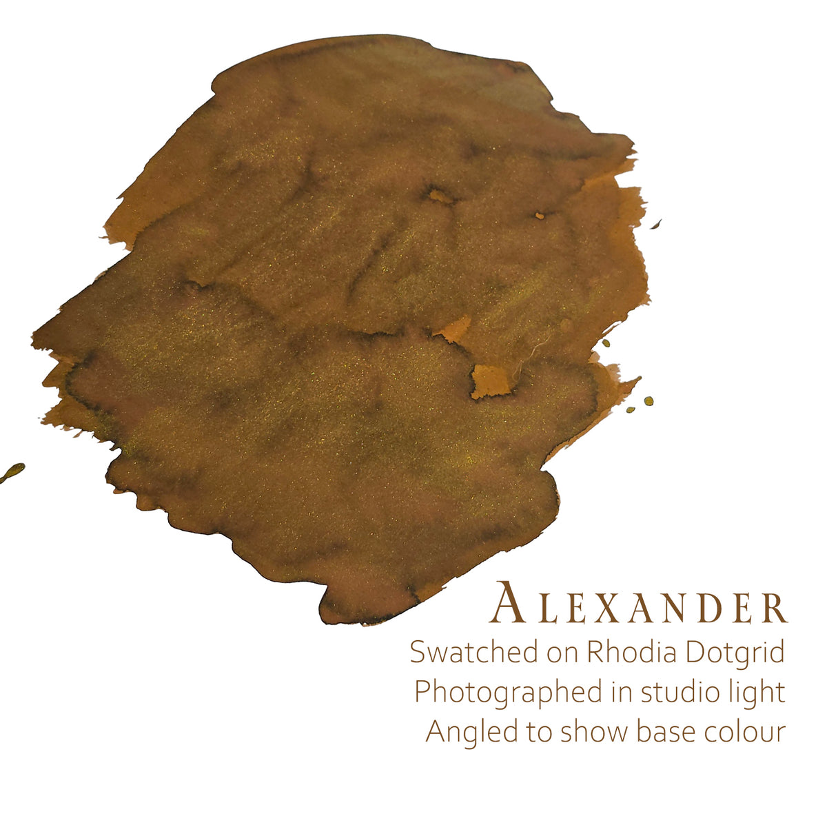 Van Dieman's Greek Heroes - Alexander 40ml Shimmering Fountain Pen Ink ...