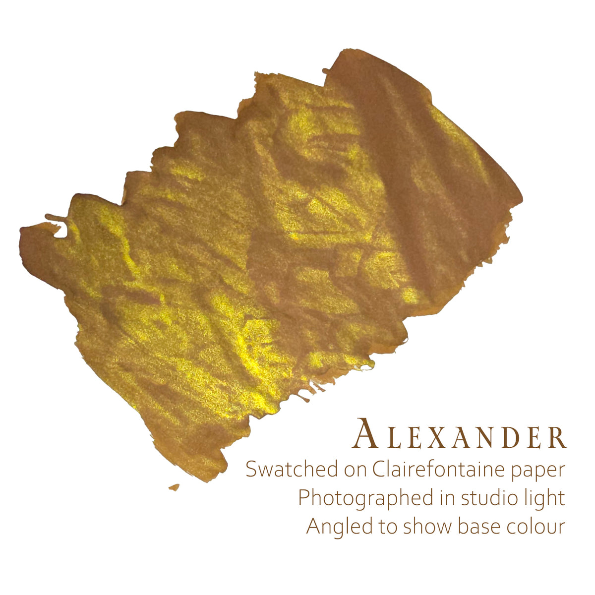 Van Dieman's Greek Heroes - Alexander 40ml Shimmering Fountain Pen Ink ...