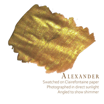 Van Dieman's Greek Heroes - Alexander 40ml Shimmering Fountain Pen Ink