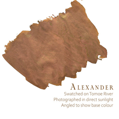 Van Dieman's Greek Heroes - Alexander 40ml Shimmering Fountain Pen Ink