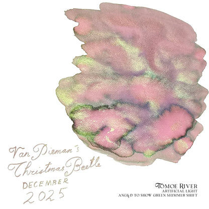 Van Dieman's 2025 December - Christmas Beetle - 100ml Shimmering Multichromatic Fountain Pen Ink