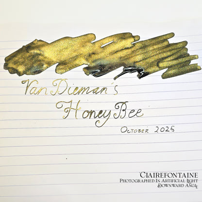 Van Dieman's 2025 October - Honey Bee - 100ml Shimmering Fountain Pen Ink