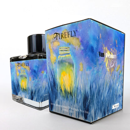 Van Dieman's 2025 April - Firefly - 100ml Shimmering Fountain Pen Ink
