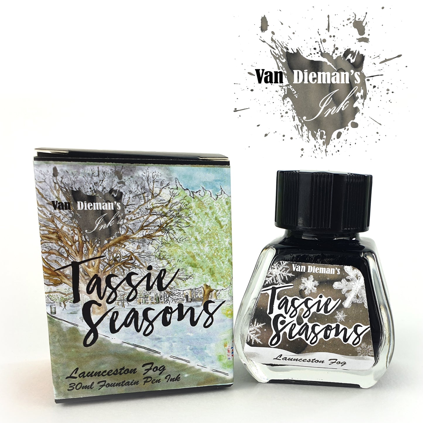 Van Dieman's Tassie Seasons (Winter) Launceston Fog - Fountain Pen Ink
