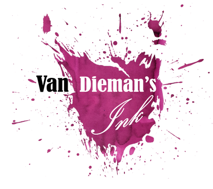 Van Dieman's Birds of a Feather - Anna's Hummingbird Face - Fountain Pen Ink