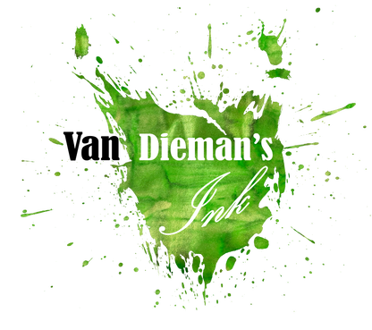 Van Dieman's Birds of a Feather - Elegant Peacock Train - Shimmering Fountain Pen Ink